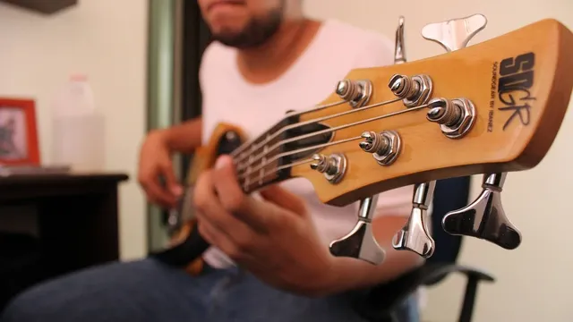 Roscoe Classic P 5 String Bass Placid Blue Played on Tour FGL