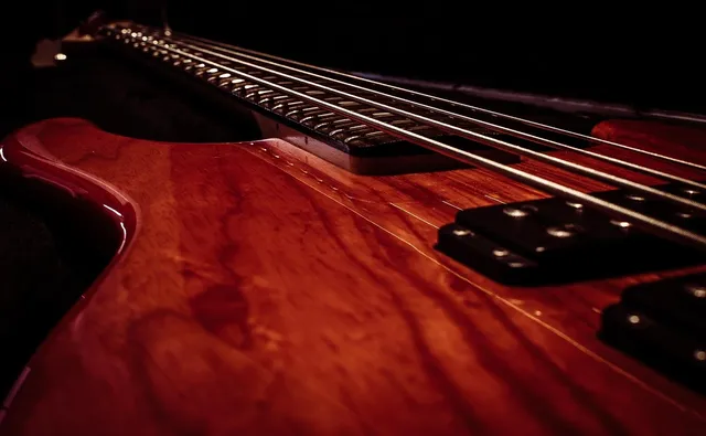 Roscoe SKB Signature 5 Flame Maple/Wenge w/ Bartolini Electronics w/Bag Green