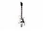 Supro Martinique 2 Vistatone Pickup Piezo White Electric Guitar