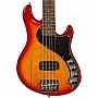 Pre-Owned Fender Dimension V Bass Guitar Aged Cherry Burst w/ Case