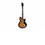 Supro Hampton Flame Maple Tobacco Burst 3 Pickup Electric Guitar