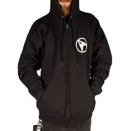 BadAxe Boutique Circle Logo Zip Hoodie