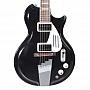 Supro Black Holiday 2 Vistatone Pickup 2 Knob Black Electric Guitar