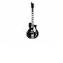 Supro Black Holiday 2 Vistatone Pickup 2 Knob Black Electric Guitar