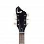 Supro Black Holiday 2 Vistatone Pickup 2 Knob Black Electric Guitar