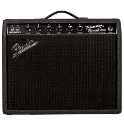 Fender 68 Custom Princeton Reverb Tube Guitar Amp Black & Blue Limited Edition