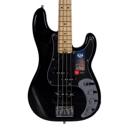 Fender American Elite Precision 4 String Bass Black w/Case