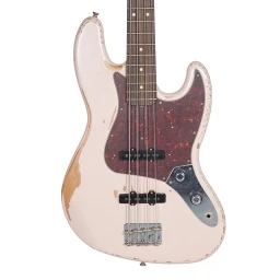Fender Flea Signature Jazz Bass Handworn Shell Pink w/Bag