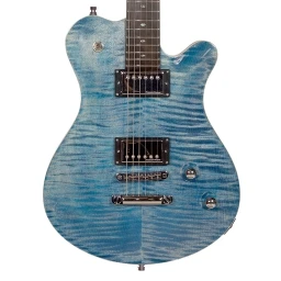 Framus CS Panthera Supreme Electric Guitar Bleached Ocean Blue w/Case Shop Demo