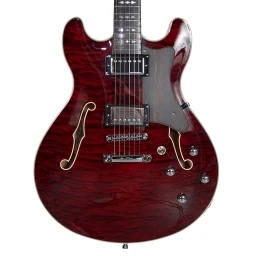 Framus Masterbuilt Custom Shop Mayfield Semi-Hollow Electric Guitar AAAA Quilted top w/Case Shop Demo