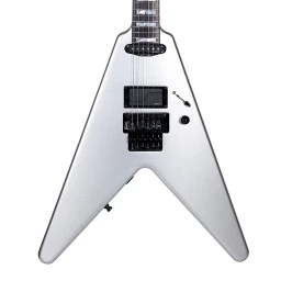 Framus Wolf Hoffmann Pro Artist Series Flying V Electric Guitar Silver Metallic w/Bag Shop Demo
