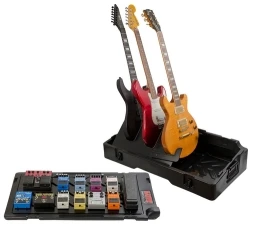 Gator Gig Box 2 Pedal Board and Stand Case w/ Wheels