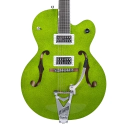 Gretsch G6120SH Brian Setzer Hot Rod Electric Guitar Green Sparkle w/Case *2015 Shop Demo*