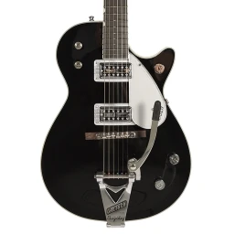 Gretsch Guitars G6128T-TVP Power Jet TV Jones Pickups Electric Guitar Black w/ Bigsby w/Case