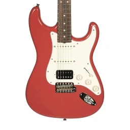 Grosh NOS Retro Electric Guitar Fiesta Red w/Case Shop Demo