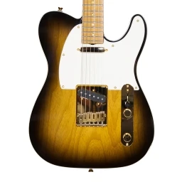 Grosh NOS Vintage T Electric Guitar Two Toned Burst w/Case