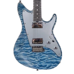 Grosh SuperJet Electric Guitar Faded Blue Denim w/Case