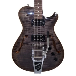 Knaggs Chena Tier 3 Hollow Body Electric Guitar Faded Onyx w/Case (Rep Sample)