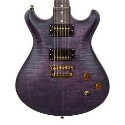 Knaggs Keya Tier 3 Electric Guitar Matte Purple Flame Bare Knuckles w/Case