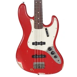 Nash JB-63 Electric Bass Dakota Red Medium Relic w/Case