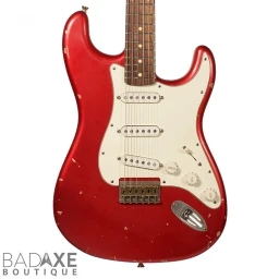 Nash S-63 Candy Apple Red Hard Tail Electric Guitar w/Case