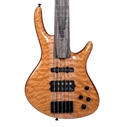Roscoe Century Custom 5 Fretless Bass Natural Gloss w/Case
