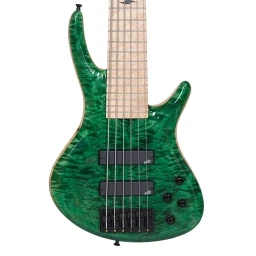 Roscoe Century Custom 6 Bass Emerald Green BMN w/Case